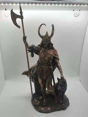 LOKI NEMESIS NOW WILLOW HALL NORDIC VIKING PAGAN SPRITUAL STATUE FIGURE 35cm  • £74.99