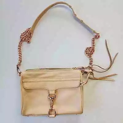 Rebecca Minkoff M.A.C Crossbody Beige Rose Gold • $49.99