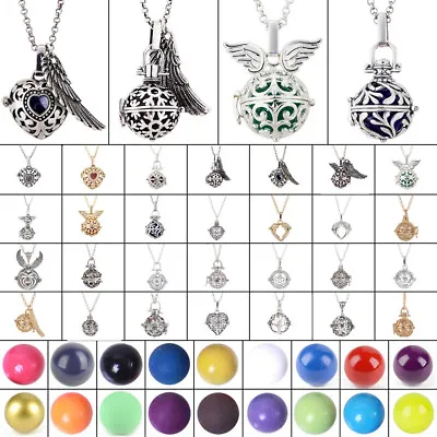 Harmony Chime Ball Musical Sound Locket Baby Angel Caller Pendant Long Necklace • $1.39