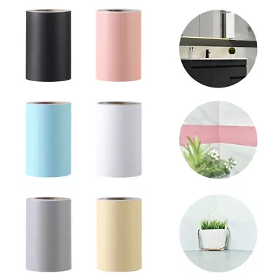 Self-adhesive Waist Line Wallpaper Skirting Line Baseboard Wall Border Stickers • £5.59