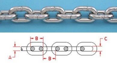 $19.99 • Buy STAINLESS STEEL ANCHOR CHAIN 316 3/8  DIN 766 BBB Replaces S0601-0010