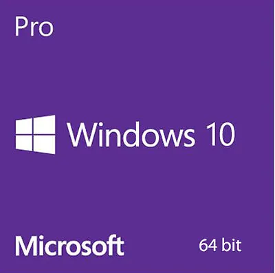 New Genuine Microsoft MS Windows 10 Professional Pro 64Bit DVD Full Version • $249