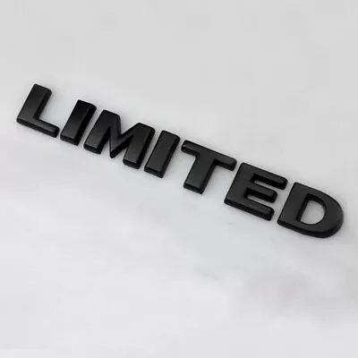1Pc LIMITED Logo Black Emblem Badge Decal Stickers Decorative Car Accessories • $3.06