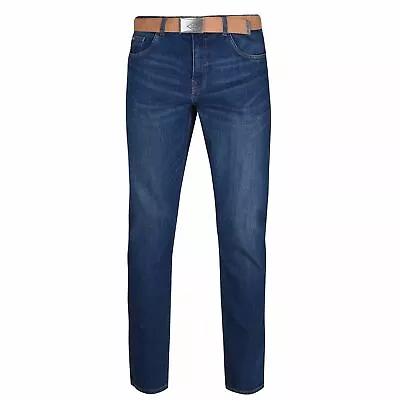 £22.99 • Buy Lee Cooper Belted Jeans Mens Gents Straight Pants Trousers Bottoms Lightweight