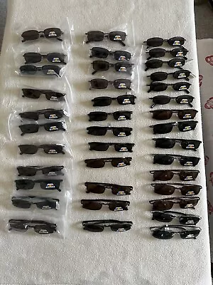 NEW Metal Eyeglass Frames With Polarized Magnetic Clip Lot Of 38 Closeout • $159