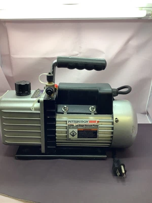 $84 • Buy Pittsburgh 3 CFM Two Stage Vaccum Pump