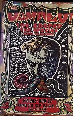 $10 • Buy The Damned House Of Blues San Diego Concert Poster Rare Original Punk 