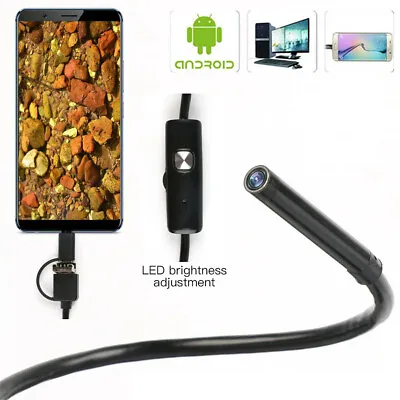 £6.43 • Buy 3 In 1 Endoscope HD Borescope Inspection Camera Tube For Android Mobile Phone