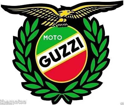 Moto Guzzi Motorcycle Winner Tool Box Helmet Bumper Sticker Decal Made In Usa • $16.99