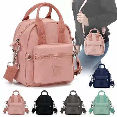 Mini Backpack Women Purse Nylon Shoulder Rucksack Small Travel Bag Waterproof • $14.71