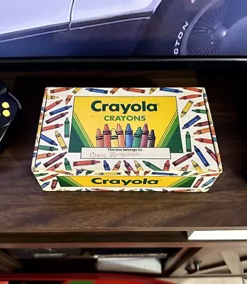 Vintage CRAYOLA Crayon Cardboard School Pencil Box Case 1992 Design Binny Empty • $20