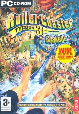 £2.38 • Buy Rollercoaster Tycoon 3: Soaked! Expansion Pack (PC CD)