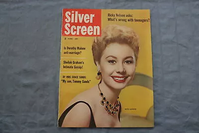 1958 June Silver Screen Magazine - Mitzi Gaynor Cover - St 1008g • $45