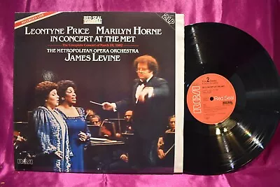 Leontyne Price  Marilyn Horne  James Levine - In Concert At The Met DBL LP • $7.95