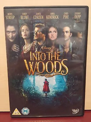Into The Woods - Disney - Meryl Streep - Emily Blunt - Region 2 DVD (J101) • £0.99