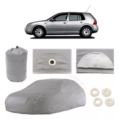 Volkswagen Golf 6 Layer Car Cover Fitted Outdoor Water Proof Rain Snow Sun Dust • $55.95