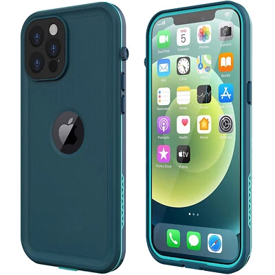 $19.99 • Buy For IPhone 12 Pro Max Case Waterproof 6.7 Shockproof Underwater Screen Protector
