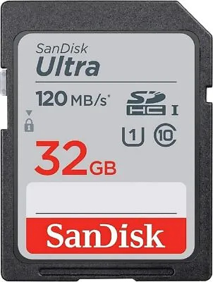 SanDisk Ultra 32 GB SDHC SDXC SD Class 10 120MB/s Memory Card SDSDUN4-032G • $7.99
