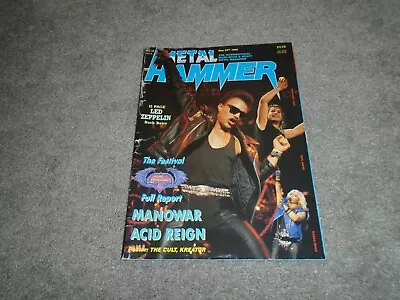 Metal Hammer May 29th 1989 Magazine 12 Page Zeppelin Rock Retro • $9.99