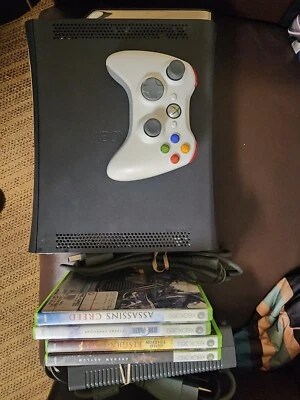 $50 • Buy Microsoft Xbox 360 Elite 120GB Console - Black With 4 Games