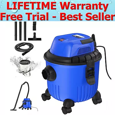 15L 5000W Wet Dry Vacuum Cleaner Water Dirt 3 In 1 Blower Vac With HEPA Filter • £40.70