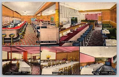 Malden MA~Dining & Lunch Rooms~Cocktail Lounge Kernwood Restaurant~1950 Linen PC • $10