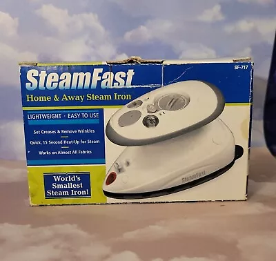 Travel Steamfast SF-717 Mini Steam Iron With Dual Voltage 375W - White • $18.95