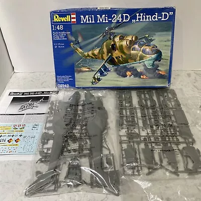 Revell Mil Mi-24D Hind-D Model Kit 1:48 #04942 New Open Box Complete • $52.95