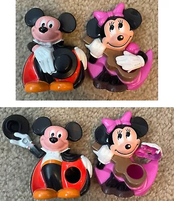 Mickey & Minnie Mouse Candy Gum-ball Container Magician Figure Disney COLLECTOR • $15