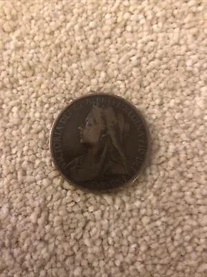 1899Queen Victoria One Penny Coin. • £50