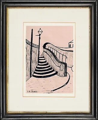 L S Lowry - Old Sketch INK - HANDMADE !!! • $50