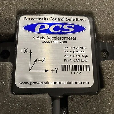 Powertrain Control Solutions PCS ACC-2000 3-Axis Accelerometer With Harness • $150