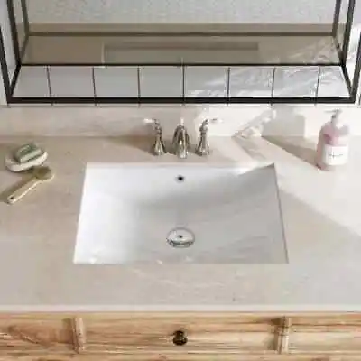Ceramic Bathroom Under Counter  Wash Basin   16.34 X 11.62  White Rectangle • £48.21