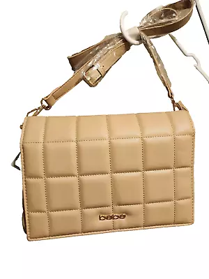 Bebe Evie Small Satchel/PURSE Beige • $9.99