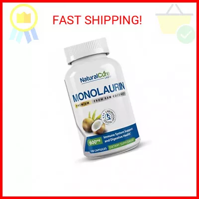 Natural Cure Labs Premium Monolaurin – 600mg 100 Capsules • $36.45