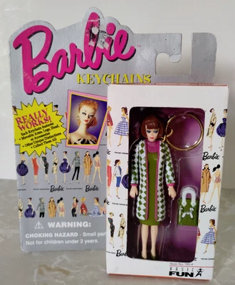 $10.88 • Buy Vtg 1995 Barbie Poodle Parade Barbie Keychain Style 705 Introduced 1965