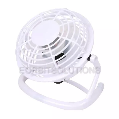 Mini USB Desk Fan Super Quiet Portable Cooling Air Cooler For Computer Laptop • $18.99