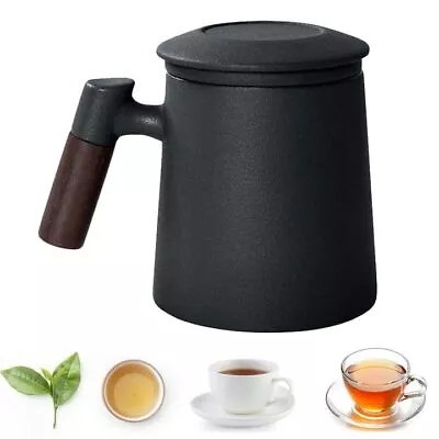 400ML Tea Cup With Infuser And Lid Portable Ceramic Tea Travel Mug Loose Leaf... • $39.47