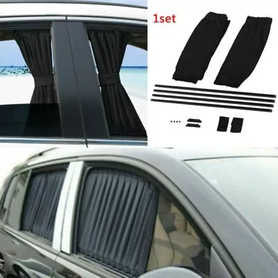 $12.99 • Buy Car Sun Shade Side Window Curtain Auto Foldable UV Protection Accessories Kit US