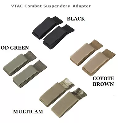 Viking Tactics VTAC Suspenders Hook Loop Belt Or MOLLE Adapter -NEW- VTAC-SS-VEL • $11.29