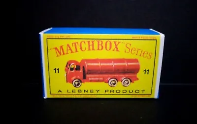 £2.89 • Buy Matchbox Lesney No 11b Road Petrol Tanker Reproduction Box Type D (Box Only)