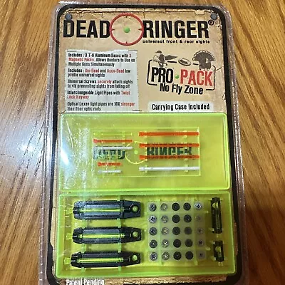Dead Ringer PRO PACK No Fly Zone Front & Rear Sight For Ribbed Shotguns DR4409 • $28.95