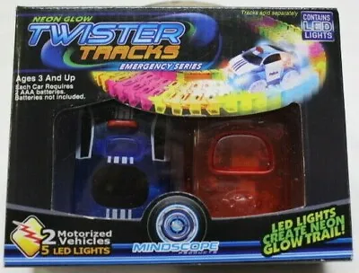 Mindscope Twister Tracks Neon Glow In The Dark Add On Emergency Car Series 2 Set • $23.39