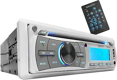 $99.99 • Buy Gravity Marine Boat  CD Player Bluetooth AM FM Receiver W/USB/Android/iPhone