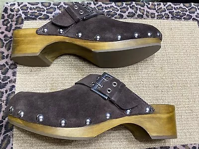 Matisse London Women’s Suede Clogs Retail $168 Sold Out Elsewhere • $45.99