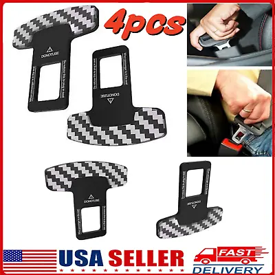 4pcs 4PK Car Seat Belt Clips Universal Auto Metal Car Seat Belt • $6.99