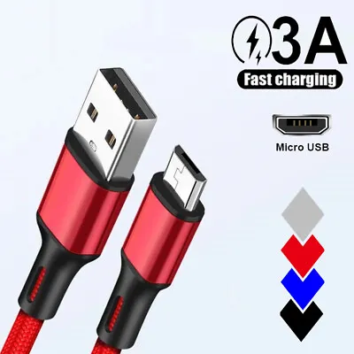 Fast Charge Micro USB Data Sync Cable Charger Cord For Samsung S5 S6 S7 Edge A10 • $7.29