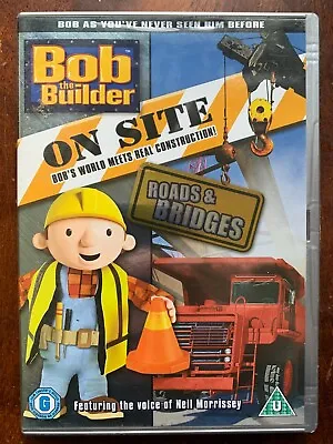 Bob The Builder DVD On Site Roads And Bridges Pre-School Favourite • £5