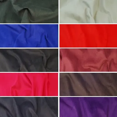 £1.50 • Buy 100% Cotton Corduroy Fabric 8 Wale Material Soft Furnishings Upholstery Dress