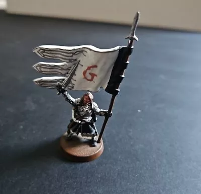 GW Lord Of The Rings Boromir Captain Of The White Tower Standard Metal Painted • £16
